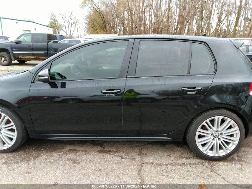 2012 Volkswagen Gti 4-Door Autobahn VIN: WVWGD7AJ4CW021633 Lot: 40766226