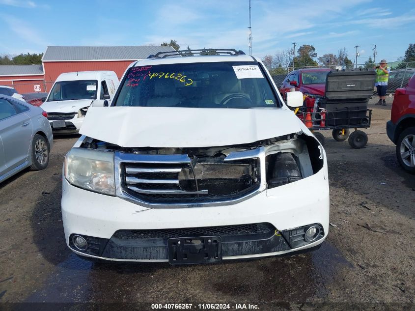 2013 Honda Pilot Ex-L VIN: 5FNYF3H5XDB013042 Lot: 40766267