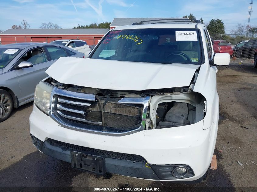 2013 Honda Pilot Ex-L VIN: 5FNYF3H5XDB013042 Lot: 40766267