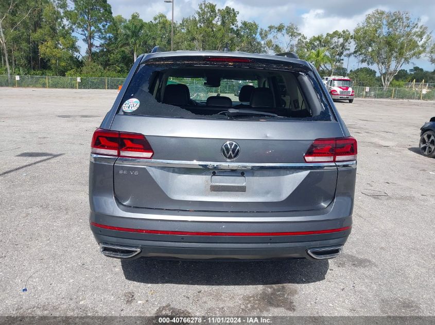 2021 Volkswagen Atlas 3.6L V6 Se W/Technology VIN: 1V2WR2CAXMC595314 Lot: 40766278