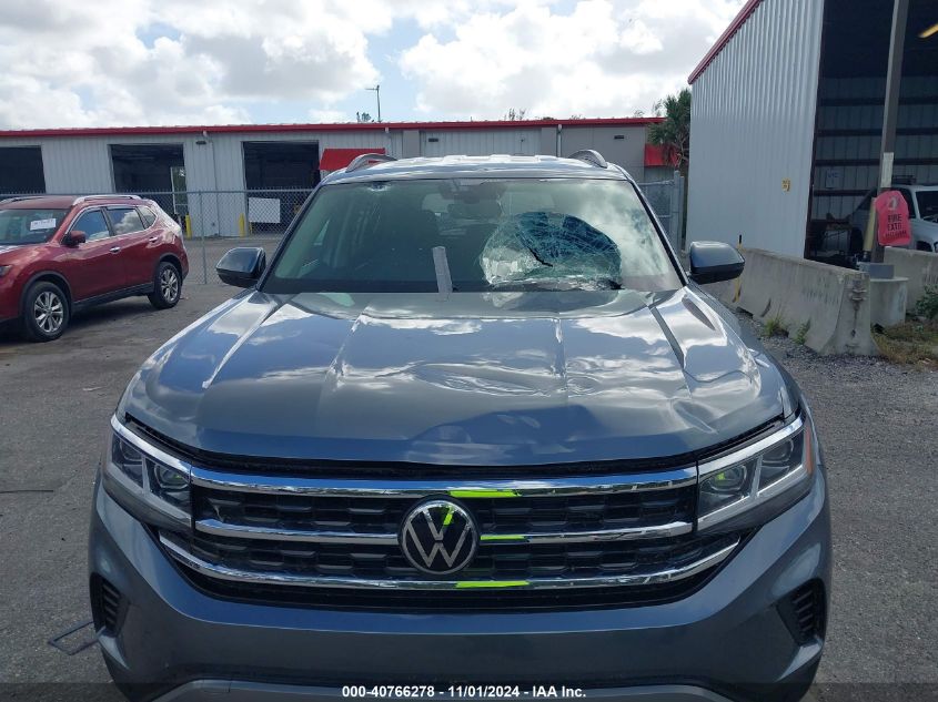 2021 Volkswagen Atlas 3.6L V6 Se W/Technology VIN: 1V2WR2CAXMC595314 Lot: 40766278