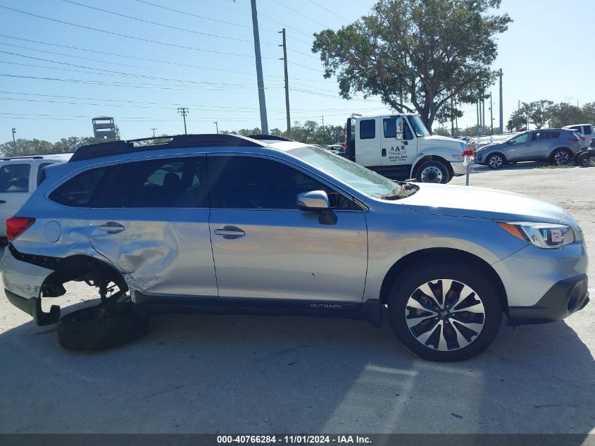 2017 Subaru Outback 2.5I Limited VIN: 4S4BSANC0H3350648 Lot: 40766284