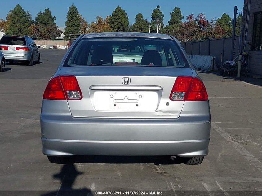 2005 Honda Civic Lx VIN: 2HGES165X5H523099 Lot: 40766291