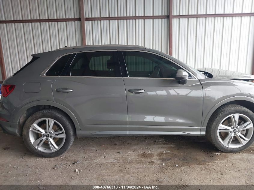 2021 Audi Q3 Premium 45 Tfsi S Line Quattro Tiptronic VIN: WA1DECF37M1029057 Lot: 40766313