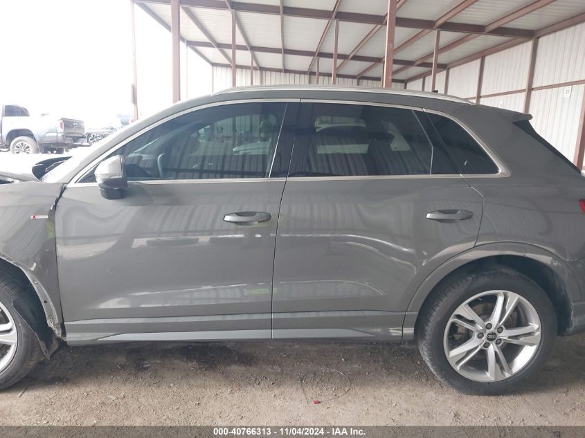 2021 Audi Q3 Premium 45 Tfsi S Line Quattro Tiptronic VIN: WA1DECF37M1029057 Lot: 40766313