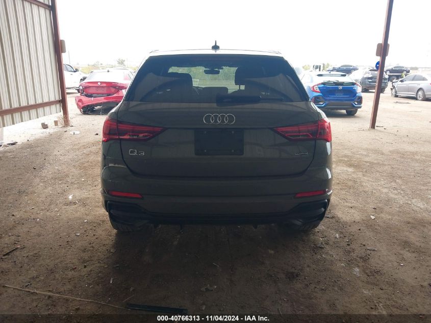 2021 Audi Q3 Premium 45 Tfsi S Line Quattro Tiptronic VIN: WA1DECF37M1029057 Lot: 40766313