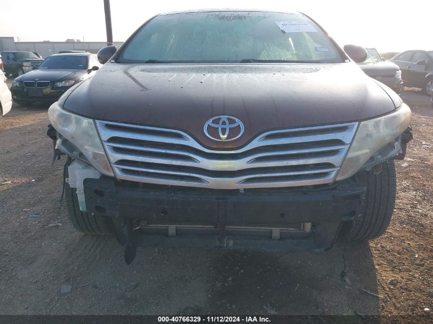 2011 Toyota Venza Base V6 VIN: 4T3ZK3BBXBU039310 Lot: 40766329