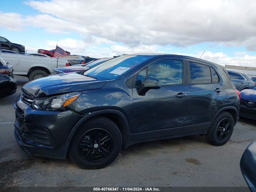 2020 Chevrolet Trax Fwd Ls VIN: 3GNCJKSB6LL195492 Lot: 40766347