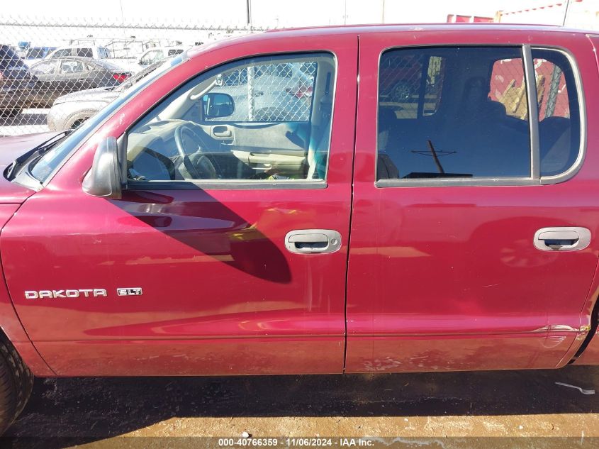 2001 Dodge Dakota Slt/Sport VIN: 1B7GL2AN71S115017 Lot: 40766359