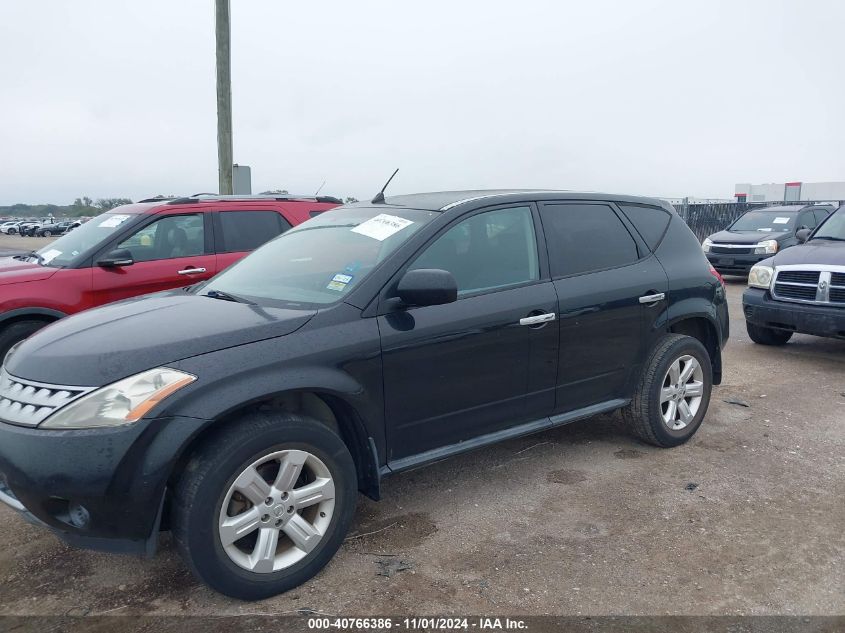 2006 Nissan Murano S VIN: JN8AZ08T06W410736 Lot: 40766386