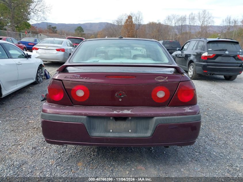 2003 Chevrolet Impala Ls VIN: 2G1WH52K739246822 Lot: 40766398