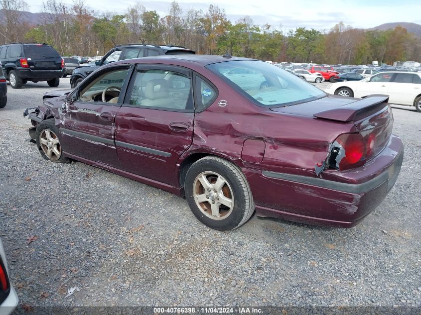 2003 Chevrolet Impala Ls VIN: 2G1WH52K739246822 Lot: 40766398