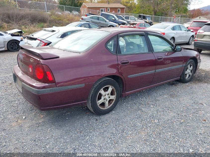 2003 Chevrolet Impala Ls VIN: 2G1WH52K739246822 Lot: 40766398