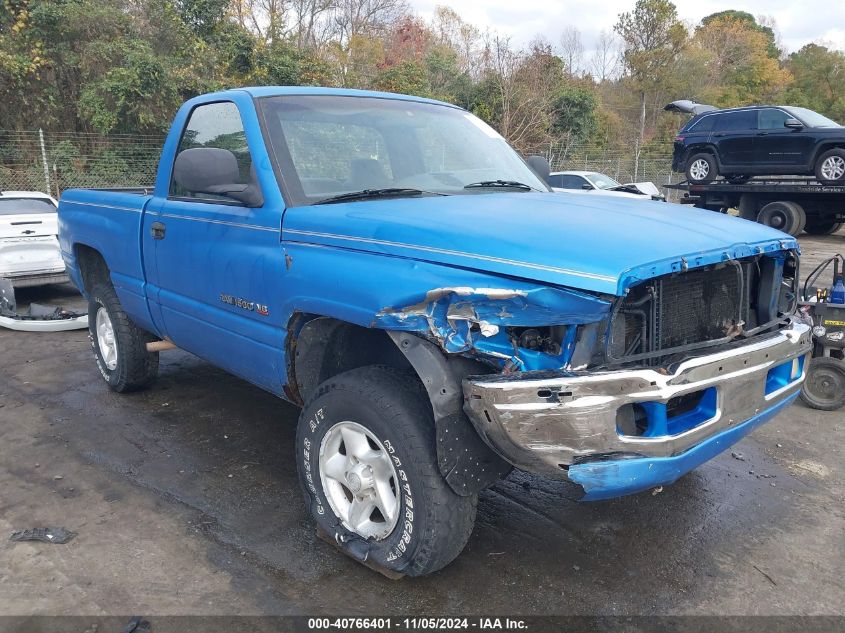 1998 Dodge Ram 1500 St VIN: 1B7HF16Y4WS681300 Lot: 40766401