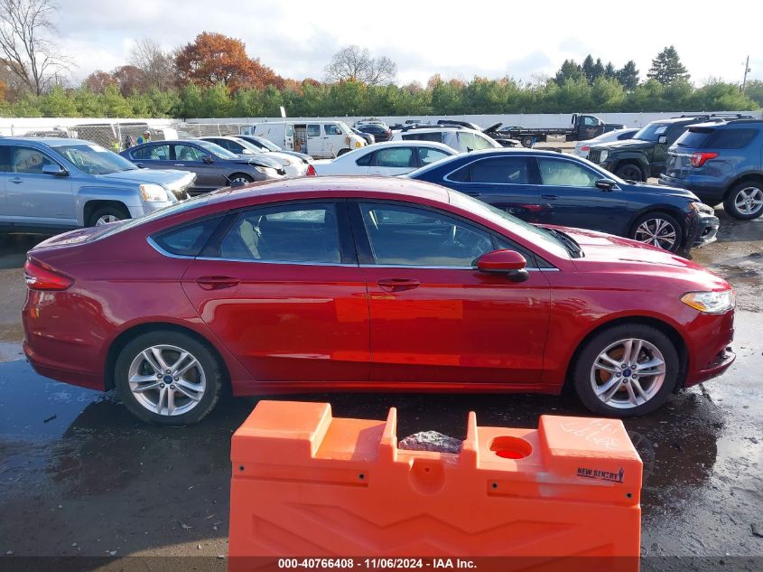 2018 Ford Fusion Se VIN: 3FA6P0HD3JR160443 Lot: 40766408