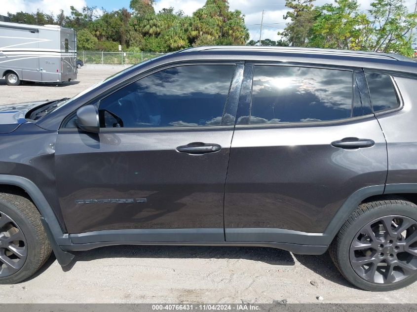 2021 Jeep Compass 80Th Anniversary Fwd VIN: 3C4NJCEB1MT522773 Lot: 40766431