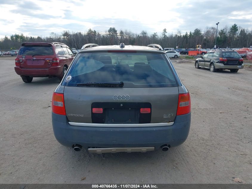 2004 Audi Allroad 2.7T VIN: WA1YD64B44N038436 Lot: 40766435