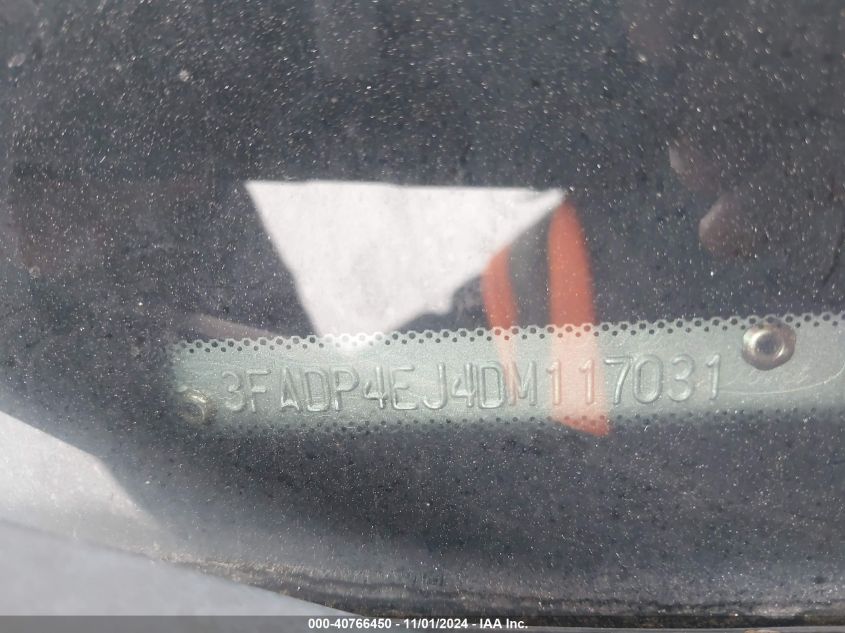 2013 FORD FIESTA SE - 3FADP4EJ4DM117031