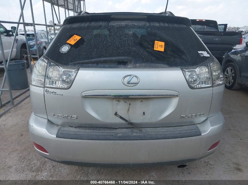 2008 Lexus Rx 350 VIN: 2T2GK31U18C031363 Lot: 40766468