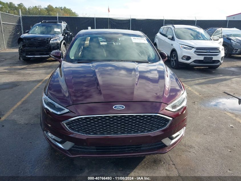 2018 Ford Fusion Platinum VIN: 3FA6P0K98JR115518 Lot: 40766493