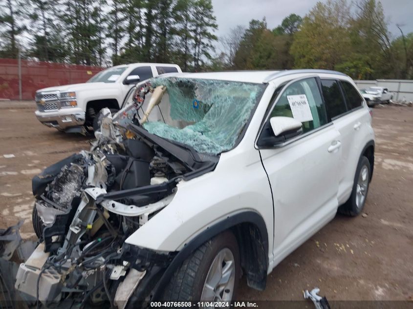 2016 Toyota Highlander Limited/Ltd Platinum VIN: 5TDYKRFH3GS159813 Lot: 40766508