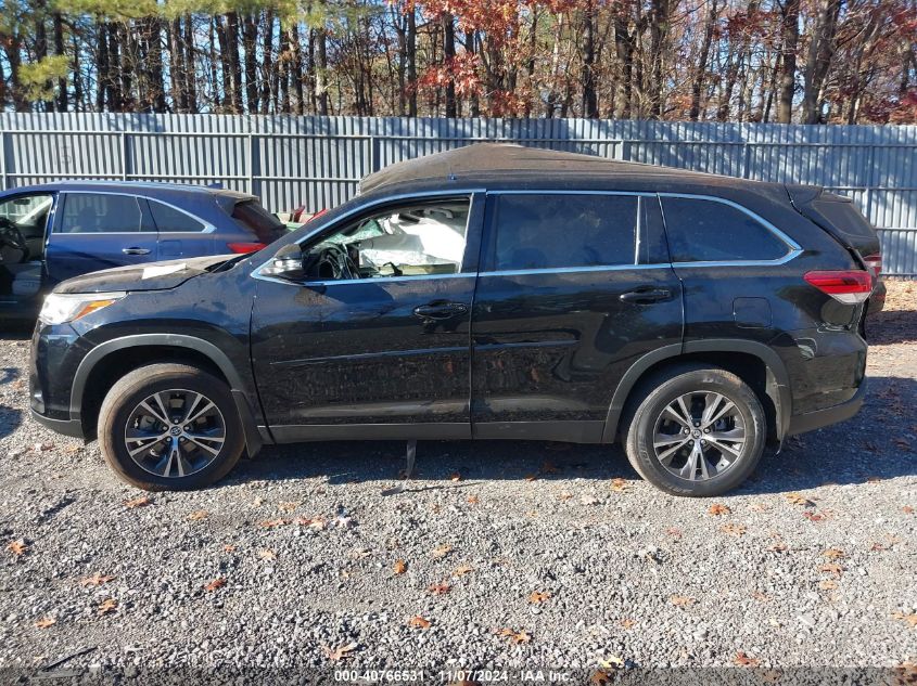 2019 Toyota Highlander Le VIN: 5TDBZRFH1KS740172 Lot: 40766531