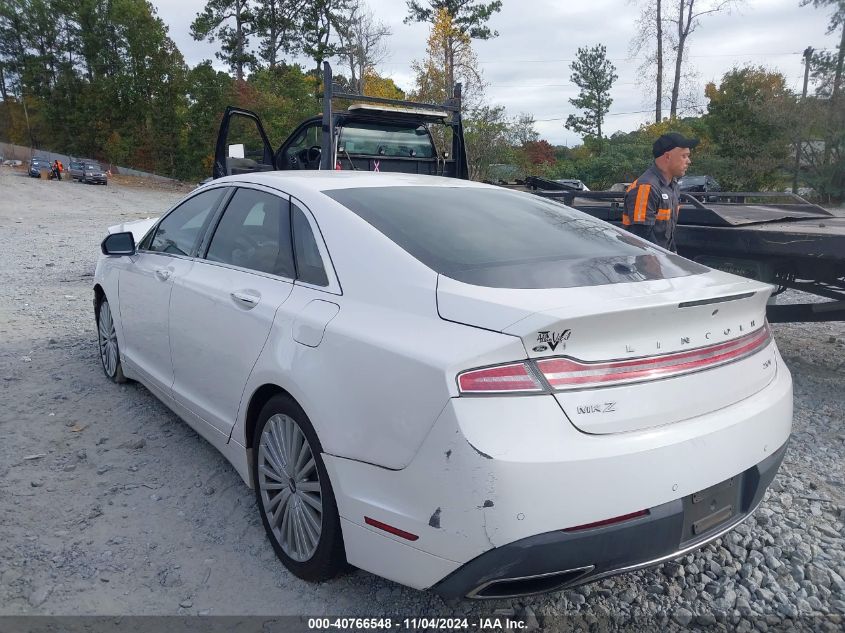 2017 Lincoln Mkz Reserve VIN: 3LN6L5E99HR602683 Lot: 40766548