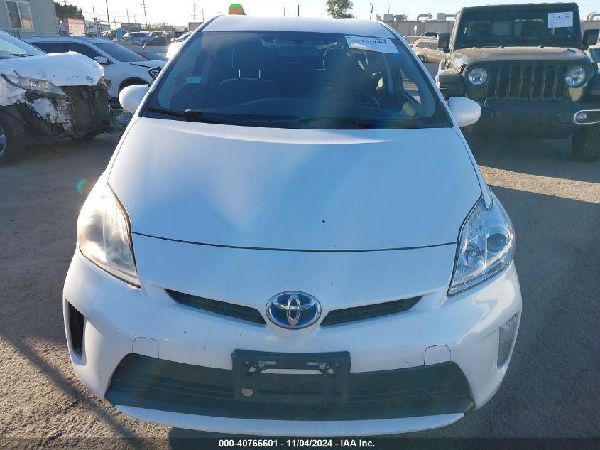 2014 Toyota Prius Two VIN: JTDKN3DU5E0392456 Lot: 40766601