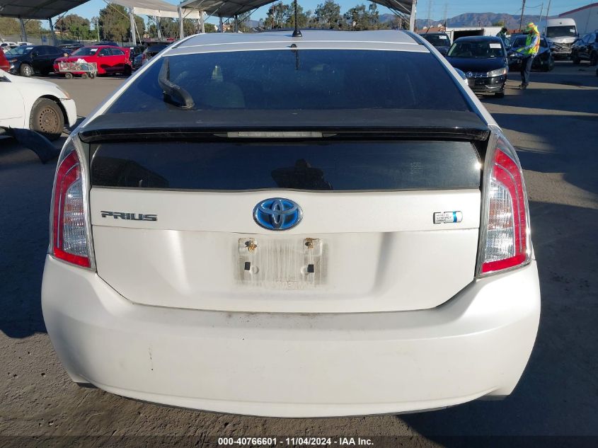 2014 Toyota Prius Two VIN: JTDKN3DU5E0392456 Lot: 40766601