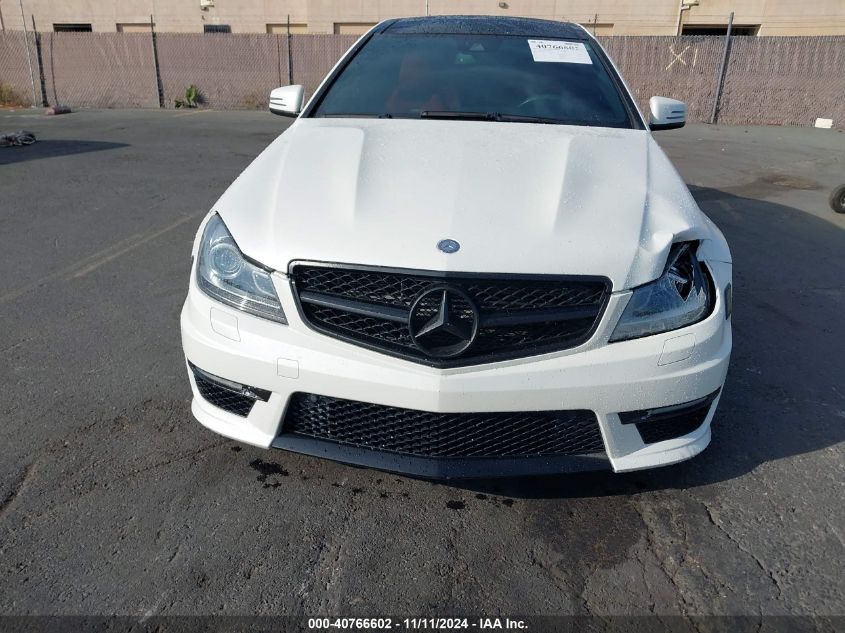 2012 Mercedes-Benz C 63 Amg VIN: WDDGJ7HB5CF773063 Lot: 40766602