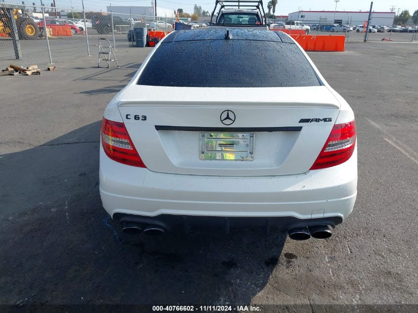 2012 Mercedes-Benz C 63 Amg VIN: WDDGJ7HB5CF773063 Lot: 40766602