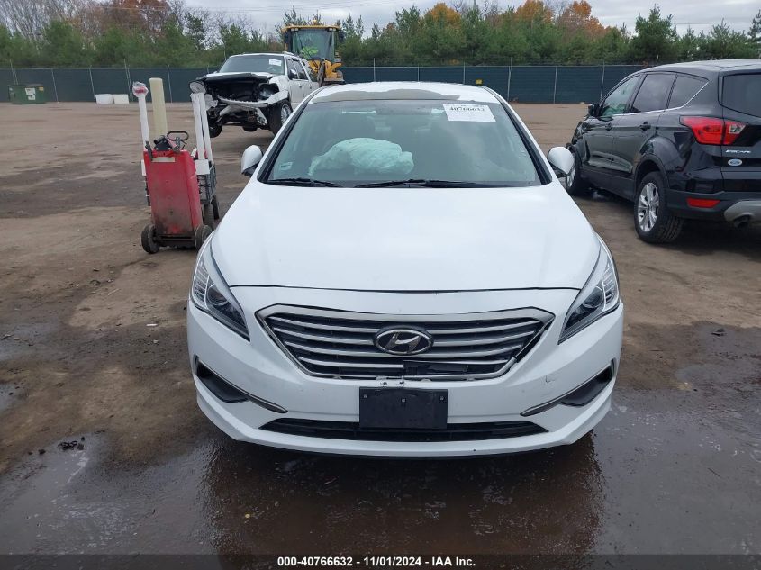 2016 Hyundai Sonata Se VIN: 5NPE24AF8GH328726 Lot: 40766632