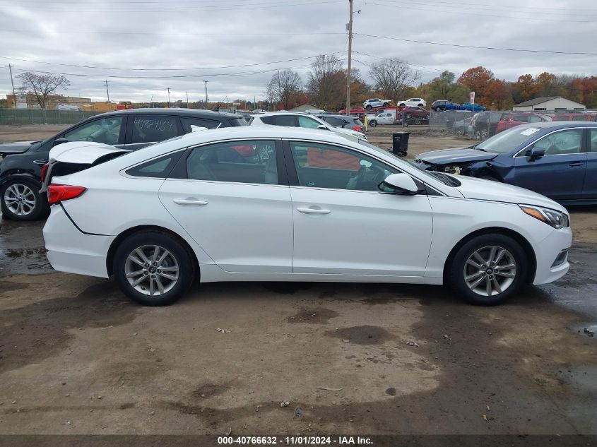 2016 Hyundai Sonata Se VIN: 5NPE24AF8GH328726 Lot: 40766632