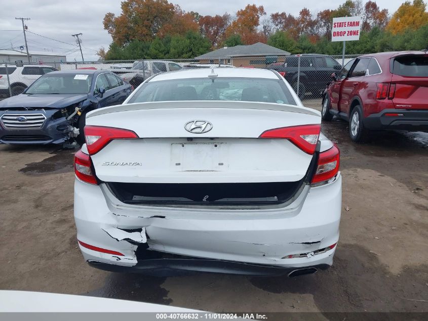 2016 Hyundai Sonata Se VIN: 5NPE24AF8GH328726 Lot: 40766632