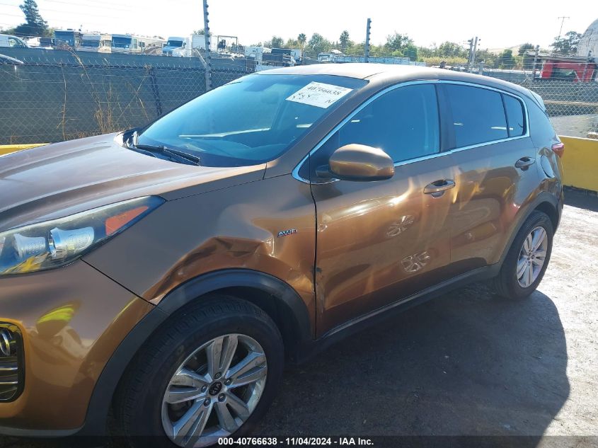 2017 Kia Sportage Lx VIN: KNDPMCAC9H7142881 Lot: 40766638