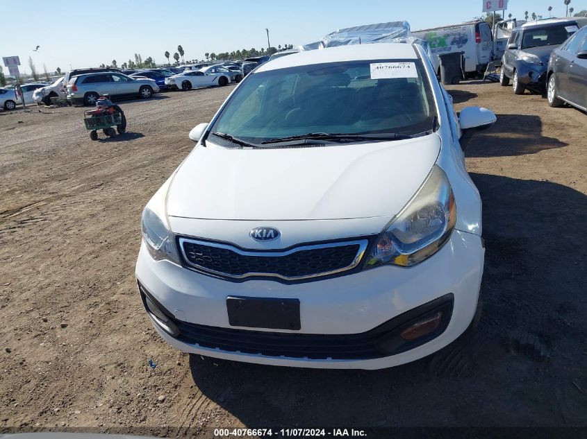 2014 Kia Rio Ex VIN: KNADN4A33E6401353 Lot: 40766674