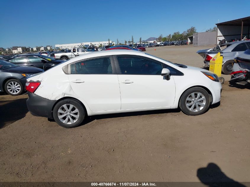 2014 Kia Rio Ex VIN: KNADN4A33E6401353 Lot: 40766674