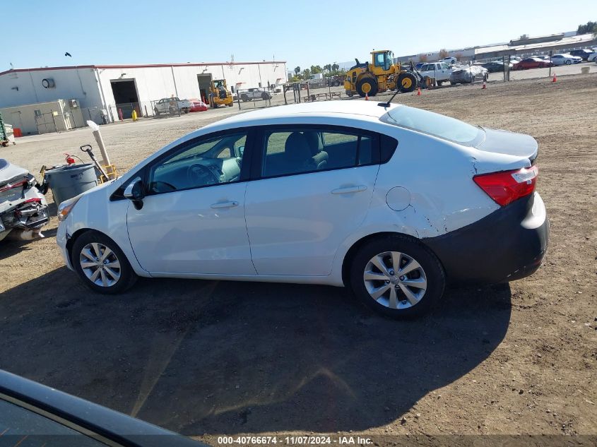 2014 Kia Rio Ex VIN: KNADN4A33E6401353 Lot: 40766674