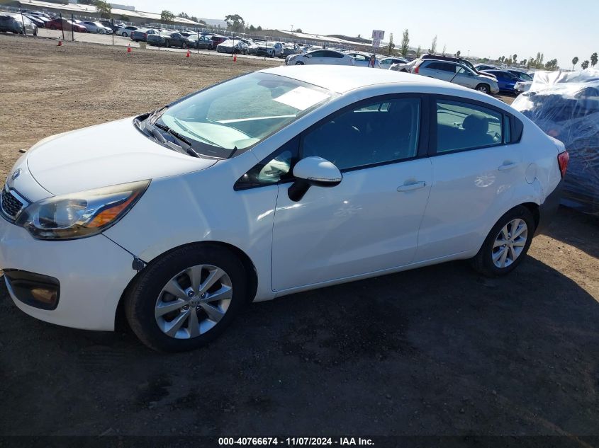 2014 Kia Rio Ex VIN: KNADN4A33E6401353 Lot: 40766674