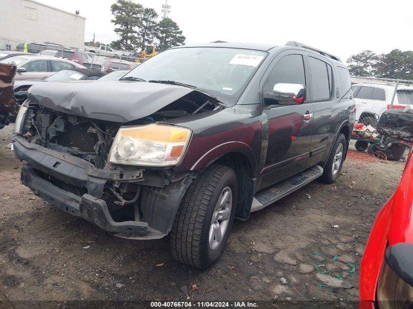 2010 Nissan Armada Se/Titanium/Platinum VIN: 5N1BA0ND7AN621155 Lot: 40766704