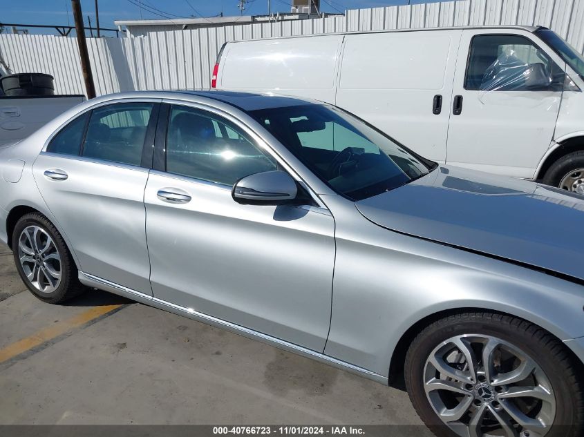 2018 Mercedes-Benz C 300 VIN: 55SWF4JB0JU265650 Lot: 40766723