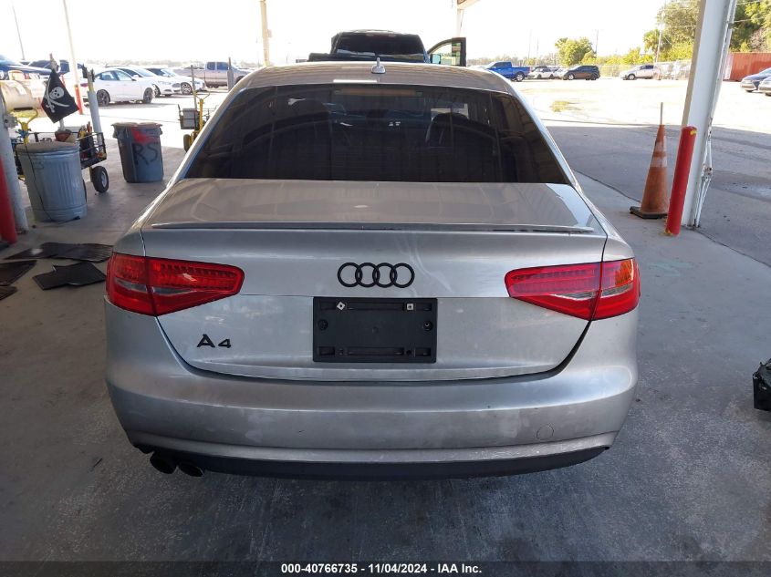 2013 Audi A4 2.0T Premium VIN: WAUBFAFLXDN039831 Lot: 40766735