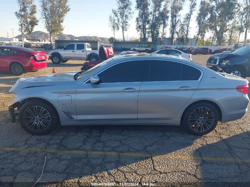 2019 BMW 530E Iperformance VIN: WBAJA9C58KB399273 Lot: 40766861