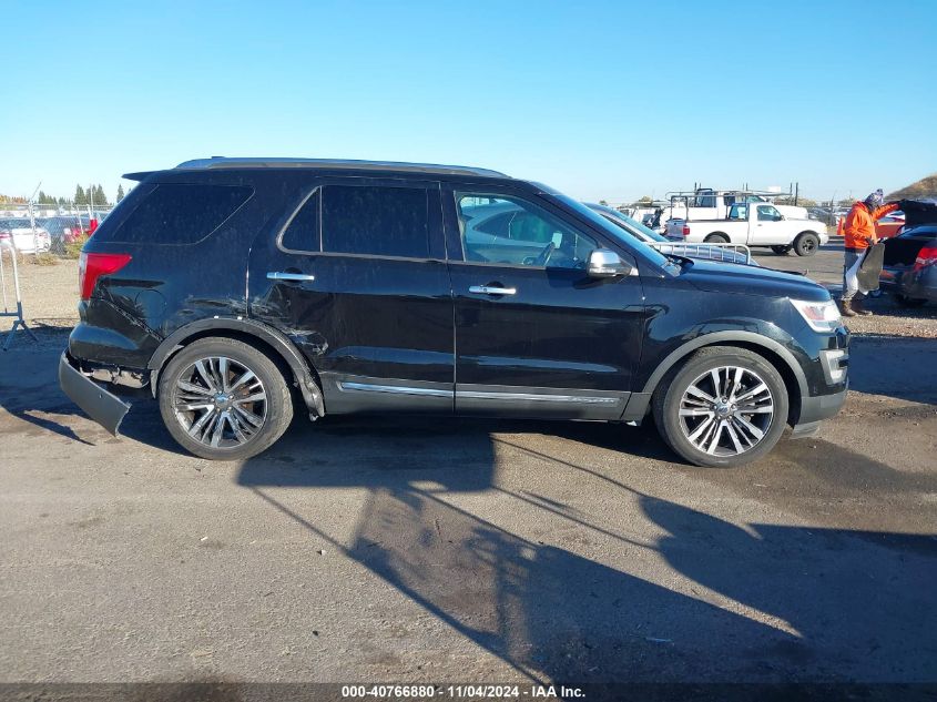 2016 Ford Explorer Platinum VIN: 1FM5K8HTXGGC41316 Lot: 40766880