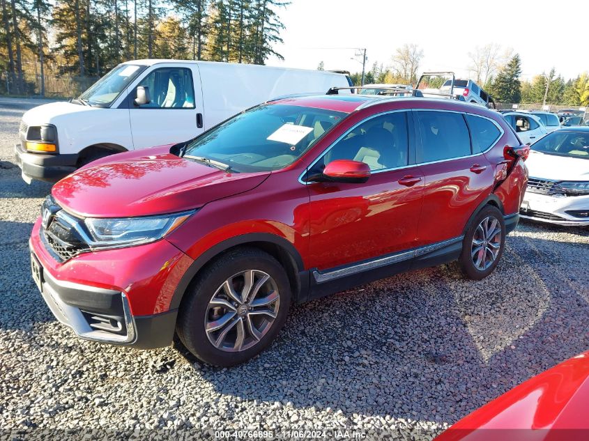 2022 Honda Cr-V Awd Touring VIN: 2HKRW2H95NH667614 Lot: 40766895