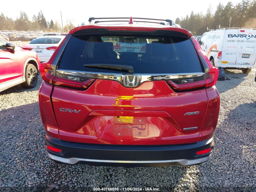 2022 Honda Cr-V Awd Touring VIN: 2HKRW2H95NH667614 Lot: 40766895