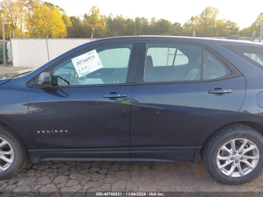 2019 Chevrolet Equinox Ls VIN: 3GNAXHEV9KS521417 Lot: 40766921