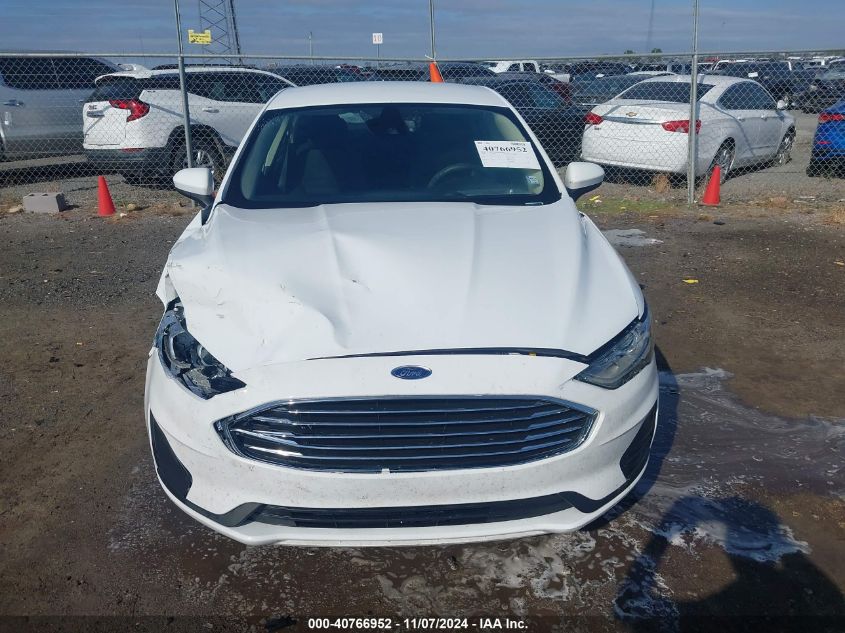 2019 Ford Fusion Hybrid Se VIN: 3FA6P0LU3KR169183 Lot: 40766952