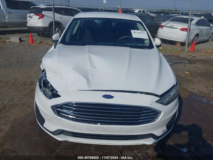 2019 Ford Fusion Hybrid Se VIN: 3FA6P0LU3KR169183 Lot: 40766952