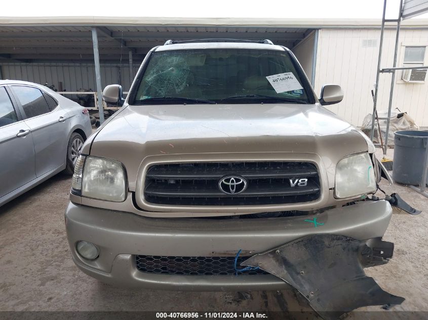 2004 Toyota Sequoia Sr5 V8 VIN: 5TDZT34A34S221906 Lot: 40766956